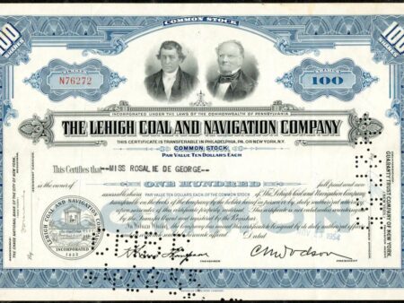 Lehigh Coal and Navigation Company 1954