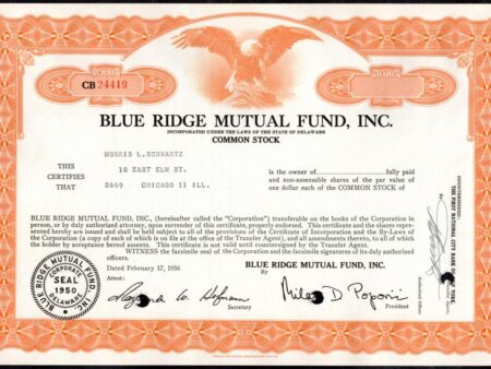 Blue Ridge Mutual Fund, Inc.