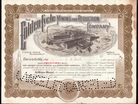 Golden Cycle Mining and Reduction Company