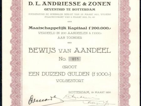 Confectiefabriek voorheen D.L. Andriesse & Zonen