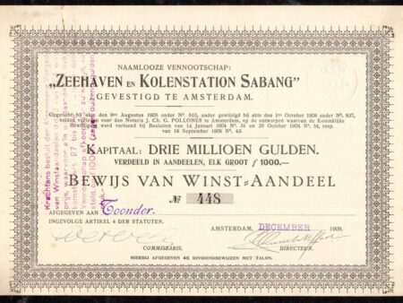 Zeehaven en Kolenstation Sabang