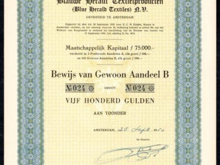 Blauwe Heraut Textielproducten