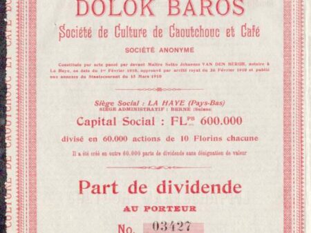 Caoutchouc en Koffie Cultuur Maatschappij Dolok Baros