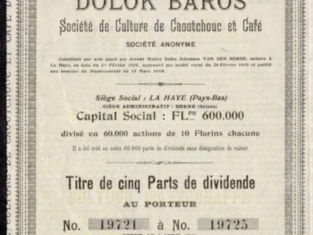 Caoutchouc en Koffie Cultuur Maatschappij Dolok Baros