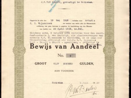 Agentuur-, Commissie- en Houthandel voorheen J.P. van Baalen