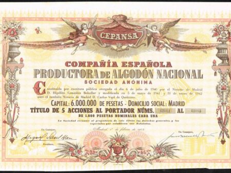 Productora de Algodon Nacional (1942)