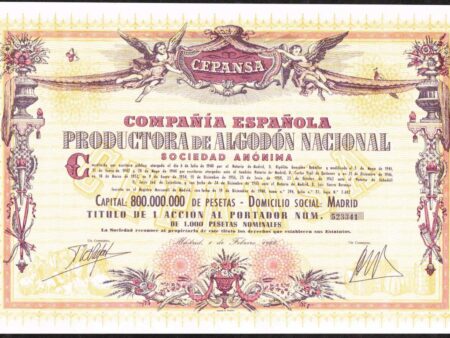 Productora de Algodon Nacional (1966)
