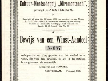 Cultuur Maatschappij “Miramontanah”