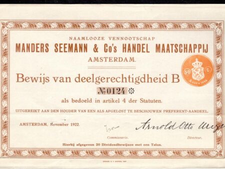 Manders Seemann & Co’s Handel Maatschappij