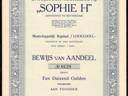 Stoomvaart-Maatschappij "Sophie H"